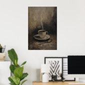 Rustikale Kaffee-Kunst, Küchenwandkunst, Kaffeelie Poster (Heimbüro)