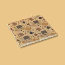 Rustikale Kaffee-Liebe - Tasse und Herzmuster