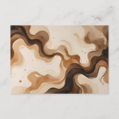 Rustikale Kaffeebücher für Babydusche Begleitkarte (Rückseite)