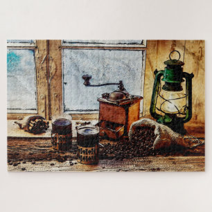 Rustikale Kaffeeccke Puzzle