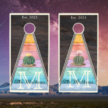 Rustikale Kakteen Pastel Rainbow Wood Gran