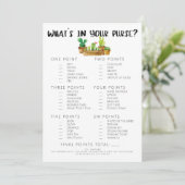 Rustikale Kaktus-Brautparty-Spielumgebung Einladung (Stehend Vorderseite)