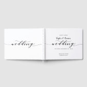 Rustikale Kalligrafie - Gästebuch (Voll)