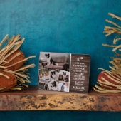 Rustikale Kalligrafie Pet Memorial Foto Collage Pl Fotoplatte (Seite)