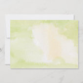 Rustikale Kalligrafie Probe Abendessen Einladung (Rückseite)