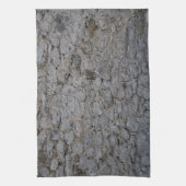 Rustikale karibische Korallensteinmauer 3 Geschirrtuch (Vertikal)