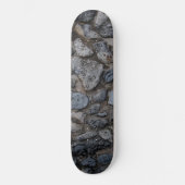 Rustikale karibische Korallensteinwand 2 Skateboard (Vorderseite)