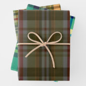 Rustikale Karierte Geschenktasten Geschenkpapier Set (Beispiel)