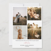 Rustikale Karierte Grünanlage Weihnachten (Rückseite)