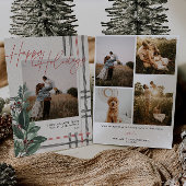 Rustikale Karierte Grünanlage Weihnachten