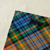 Rustikale Karierte Monogramm Murray Tartan Custom Strandtuch (Beispiel)