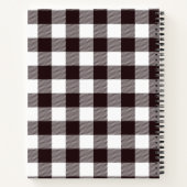 Rustikale Karierte Oma's Farmhouse Bäckerei Rezept Notizblock (Rückseite)