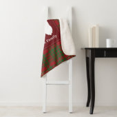 Rustikale Karierte Zuhause Sweet Tartan Sherpadecke (Beispiel)