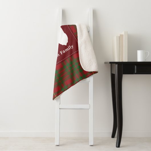 Rustikale Karierte Zuhause Sweet Tartan Sherpadecke (Beispiel)