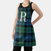 Rustikale Karo-Monogramm Campbell Tartan Schürze (InSitu)