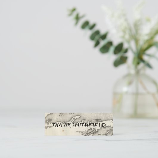 rustikale Karte (Stehend Vorderseite)