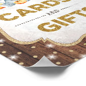 Rustikale Karten und Geschenke Pumpkin Elephant Ba Poster (Ecke)