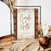 Rustikale Karten und Geschenkveranstaltungen von D Sockelschild