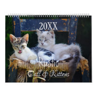 Rustikale Katzen & Kätzchen Kalender HAMbyWG