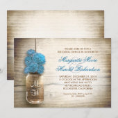 rustikale Kaution Probe Einladungen (Vorne/Hinten)