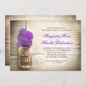 rustikale Kaution Probe Einladungen (Vorne/Hinten)