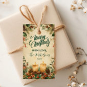 Rustikale Kerze Pinecone Weihnachten Geschenkanhänger