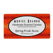 Rustikale Kerzenfabrik liefert Candle Jar (Vorne)