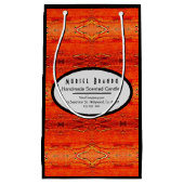 Rustikale Kerzenfabriken Kleine Geschenktüte (Vorderseite)