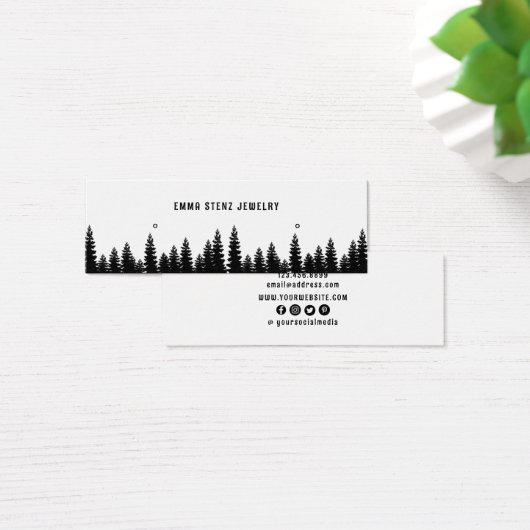 Rustikale Kiefern ・ Ohrläppchen - Anzeigetafel (Schreibtisch)