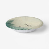 Rustikale Kiefernbäume Hochzeitspapier Pappteller (Gewinkelt)