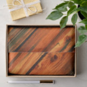 rustikale Kiefernbretter Seidenpapier (Geschenk)