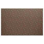 Rustikale Kiefernkone und Berries Wald Brown Stoff (Fat Quarter (45,7 x 55,9 cm))