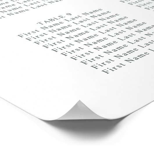 Rustikale Kiefernkone Winter Hochzeitskarte Poster (Ecke)