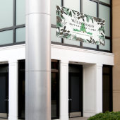 Rustikale Kiefernzapfen und -zweige Banner (Äußeres Gebäude)