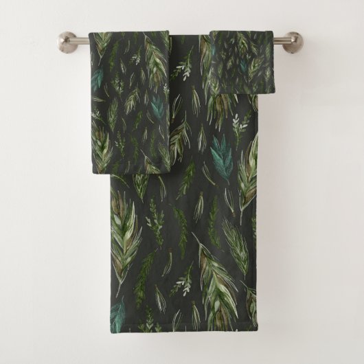 Rustikale Kiefernzweige Badhandtuch Set (Insitu)