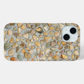 Rustikale Kieselsteinmauer Case-Mate iPhone Hülle (Rückseite (Horizontal))