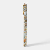 Rustikale Kieselsteinmauer iPhone 15 Hülle (Linke Seite)