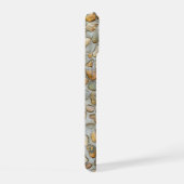Rustikale Kieselsteinmauer iPhone 15 Hülle (Rechte Seite)