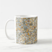 Rustikale Kieselsteinmauer Kaffeetasse (Links)