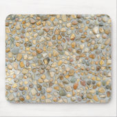 Rustikale Kieselsteinmauer Mousepad (Vorne)