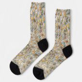 Rustikale Kieselsteinmauer Socken (Linkes Detail)