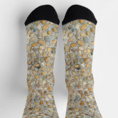 Rustikale Kieselsteinmauer Socken (Oben)
