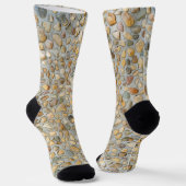 Rustikale Kieselsteinmauer Socken (Gewinkelt)