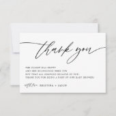 Rustikale Kinderdusche Danke, Karten (Vorderseite)