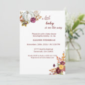 Rustikale Kinderdusche Einladung. Feiertagskarte (Stehend Vorderseite)