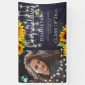 Rustikale Klasse der Sonnenblumen Glückwünsche 202 Banner (Vertikal)