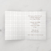 Rustikale Klasse Elegantes Kariertes Muster Gold (Innen Abgelegt)