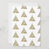 Rustikale kleine Camper Kinderdusche Einladung (Rückseite)