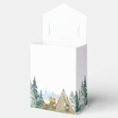 Rustikale kleine Camper Kinderdusche Geschenkschachtel (Geöffnet)