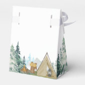 Rustikale kleine Camper Kinderdusche Geschenkschachtel (Rückseite)